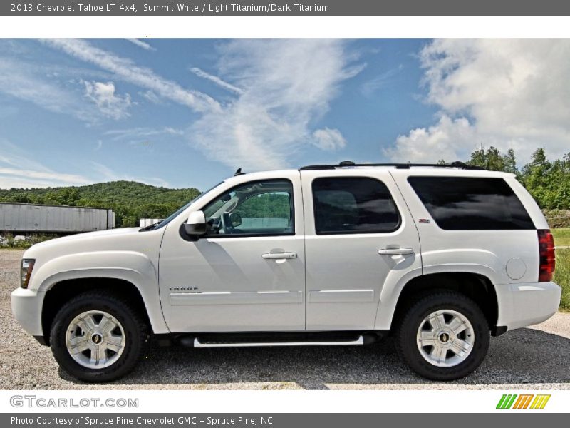 Summit White / Light Titanium/Dark Titanium 2013 Chevrolet Tahoe LT 4x4