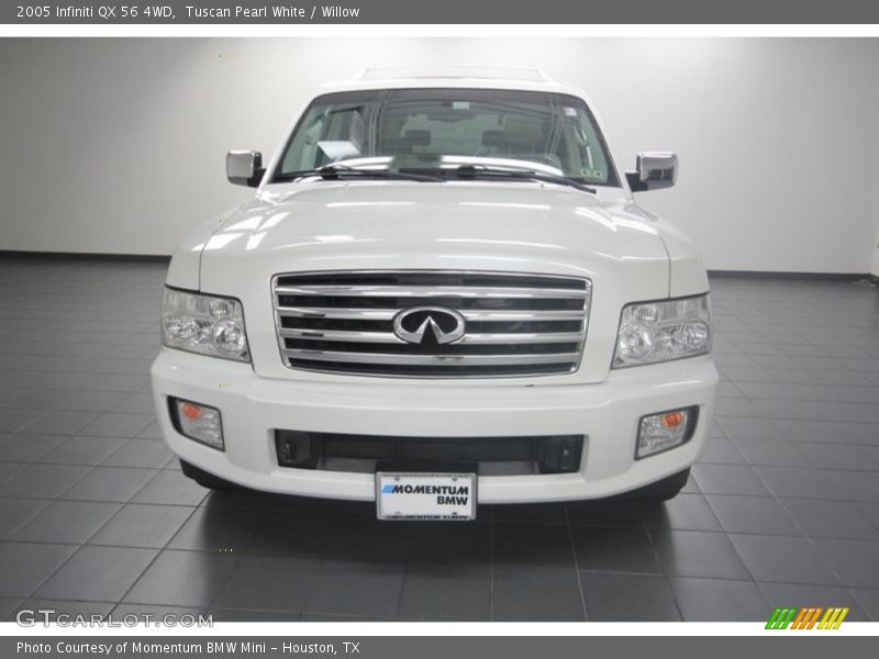 Tuscan Pearl White / Willow 2005 Infiniti QX 56 4WD