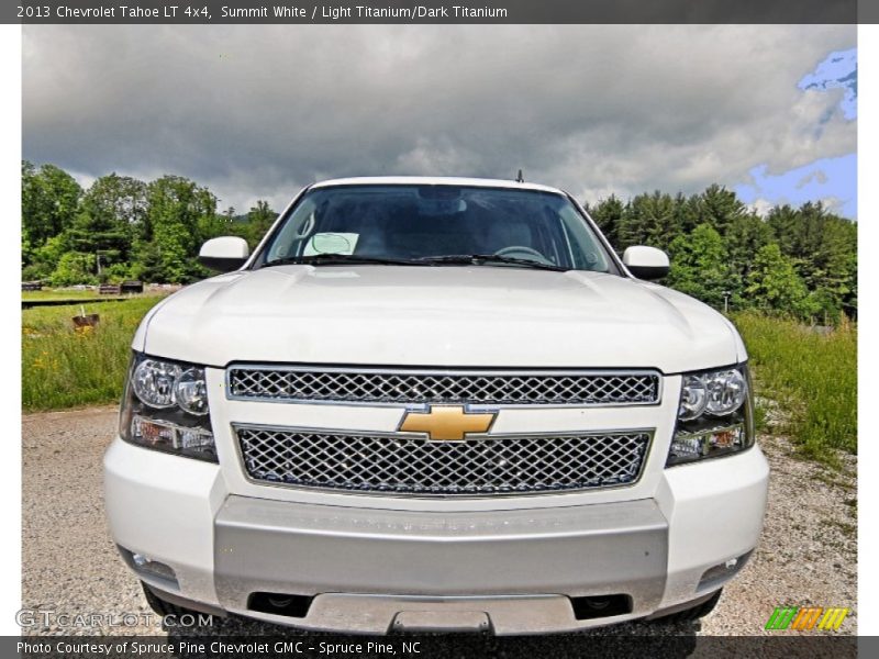 Summit White / Light Titanium/Dark Titanium 2013 Chevrolet Tahoe LT 4x4