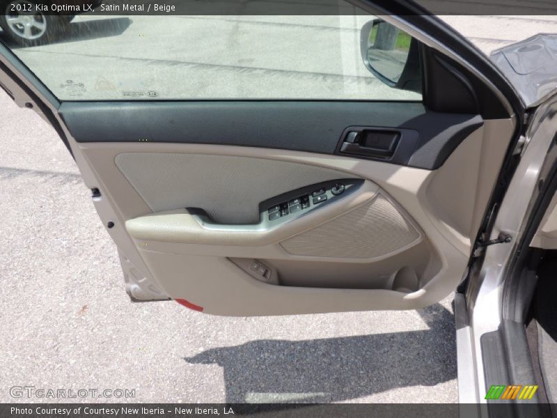 Satin Metal / Beige 2012 Kia Optima LX