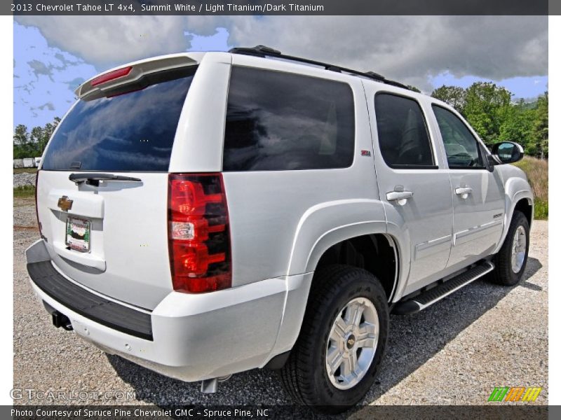 Summit White / Light Titanium/Dark Titanium 2013 Chevrolet Tahoe LT 4x4