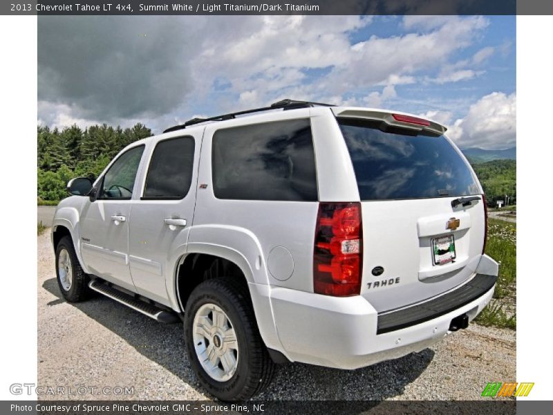 Summit White / Light Titanium/Dark Titanium 2013 Chevrolet Tahoe LT 4x4