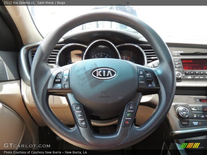 Satin Metal / Beige 2012 Kia Optima LX