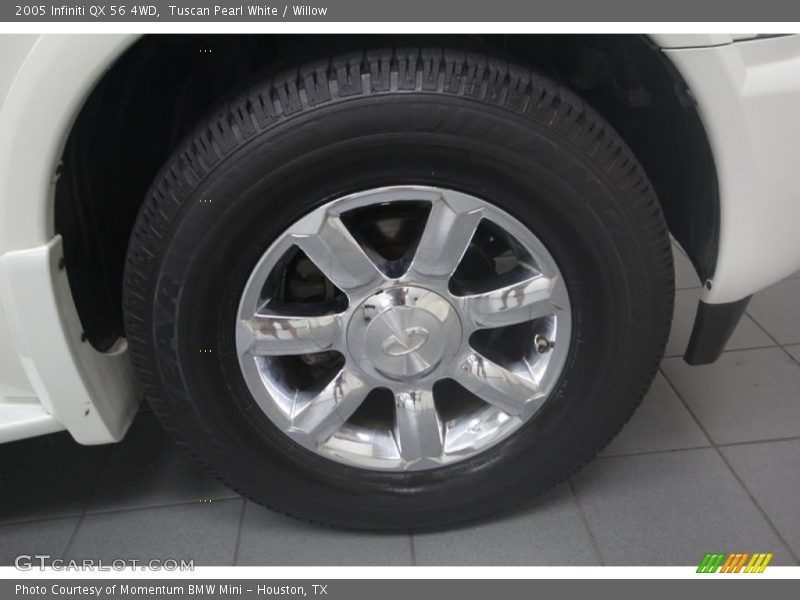 Tuscan Pearl White / Willow 2005 Infiniti QX 56 4WD