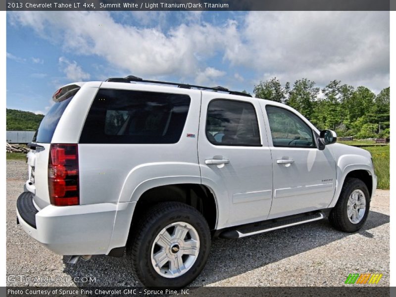 Summit White / Light Titanium/Dark Titanium 2013 Chevrolet Tahoe LT 4x4