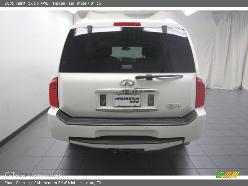 Tuscan Pearl White / Willow 2005 Infiniti QX 56 4WD