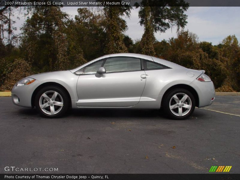 Liquid Silver Metallic / Medium Gray 2007 Mitsubishi Eclipse GS Coupe