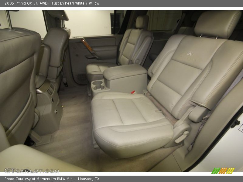 Tuscan Pearl White / Willow 2005 Infiniti QX 56 4WD