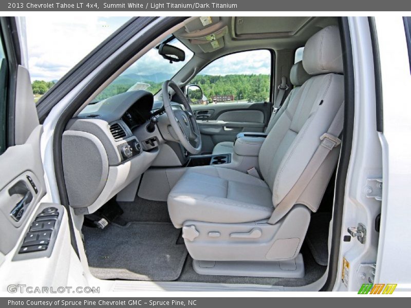 Front Seat of 2013 Tahoe LT 4x4