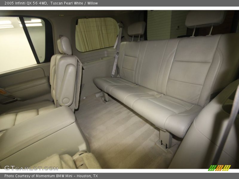 Tuscan Pearl White / Willow 2005 Infiniti QX 56 4WD