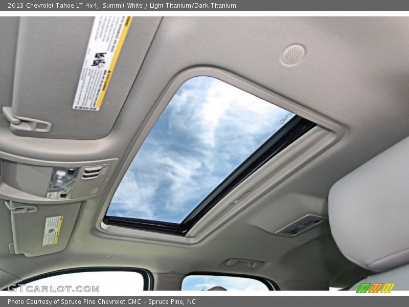 Sunroof of 2013 Tahoe LT 4x4