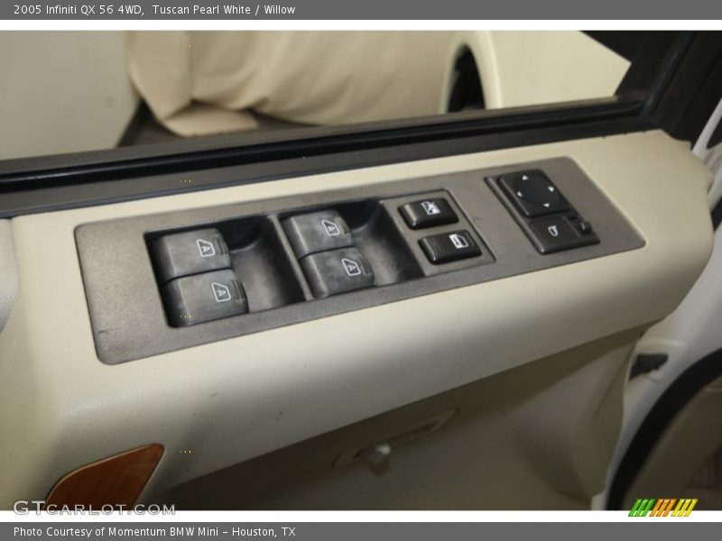 Tuscan Pearl White / Willow 2005 Infiniti QX 56 4WD