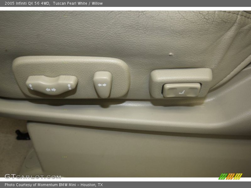 Tuscan Pearl White / Willow 2005 Infiniti QX 56 4WD