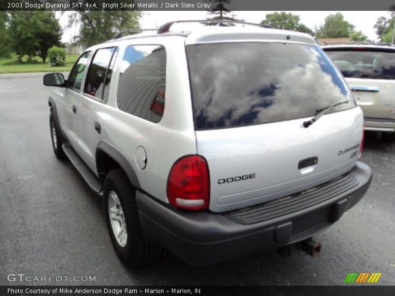 Bright Silver Metallic / Dark Slate Gray 2003 Dodge Durango SXT 4x4