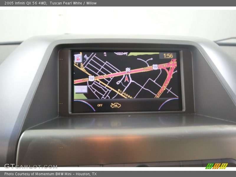 Tuscan Pearl White / Willow 2005 Infiniti QX 56 4WD