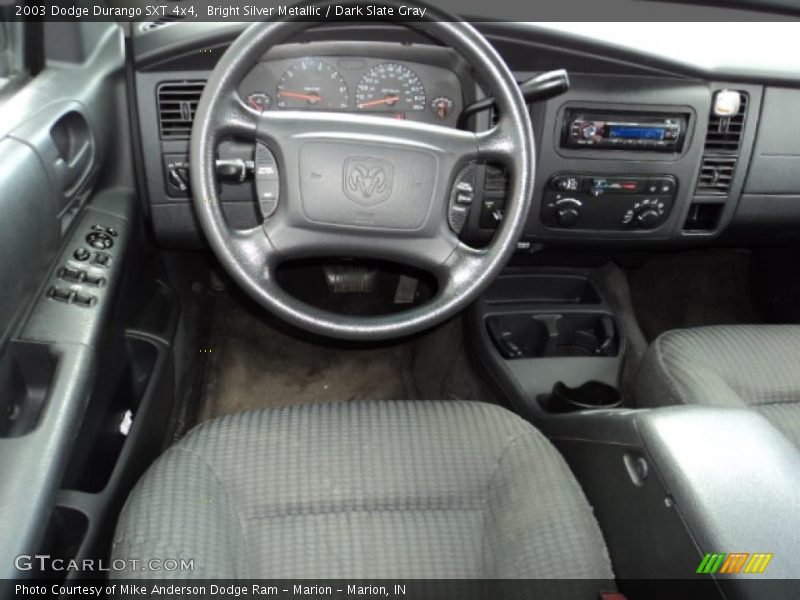 Bright Silver Metallic / Dark Slate Gray 2003 Dodge Durango SXT 4x4