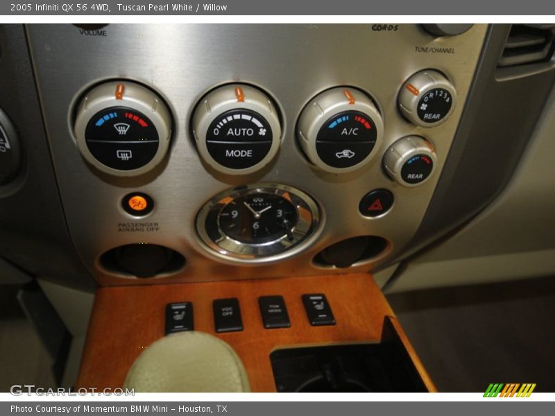 Tuscan Pearl White / Willow 2005 Infiniti QX 56 4WD