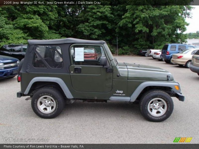 Jeep Green Metallic / Dark Slate Gray 2006 Jeep Wrangler SE 4x4