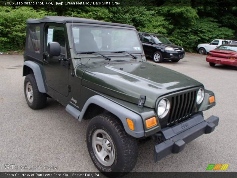 Jeep Green Metallic / Dark Slate Gray 2006 Jeep Wrangler SE 4x4