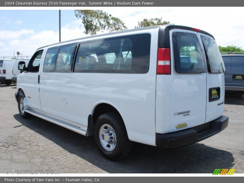 Summit White / Medium Dark Pewter 2004 Chevrolet Express 3500 Passenger Van