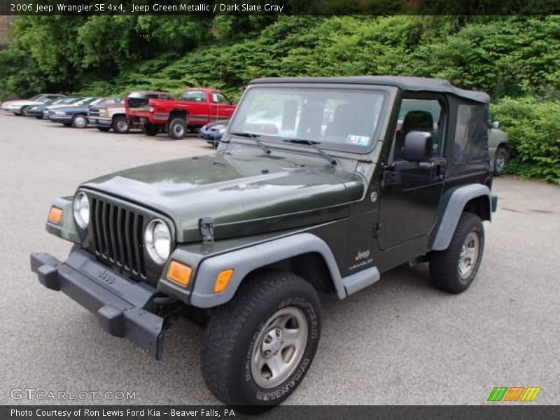 Jeep Green Metallic / Dark Slate Gray 2006 Jeep Wrangler SE 4x4