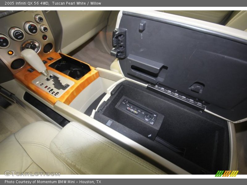 Tuscan Pearl White / Willow 2005 Infiniti QX 56 4WD