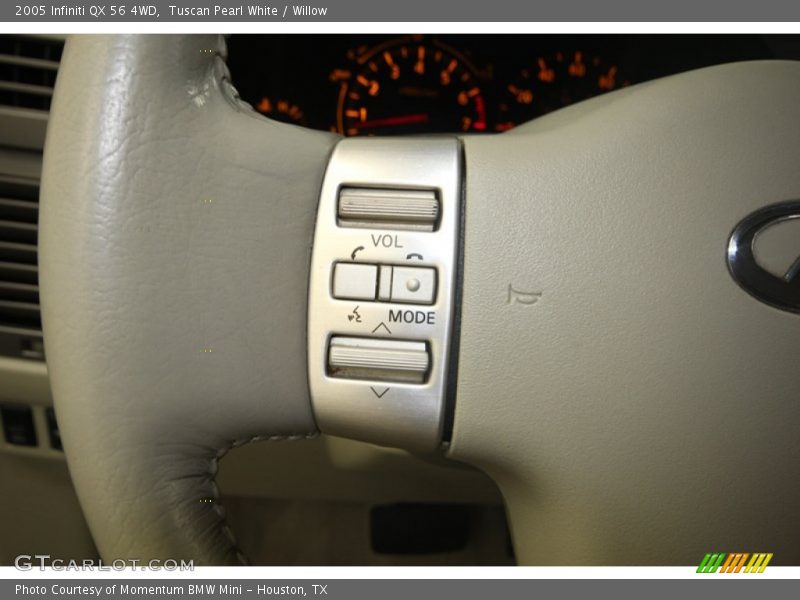 Tuscan Pearl White / Willow 2005 Infiniti QX 56 4WD