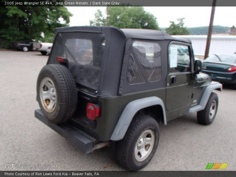 Jeep Green Metallic / Dark Slate Gray 2006 Jeep Wrangler SE 4x4