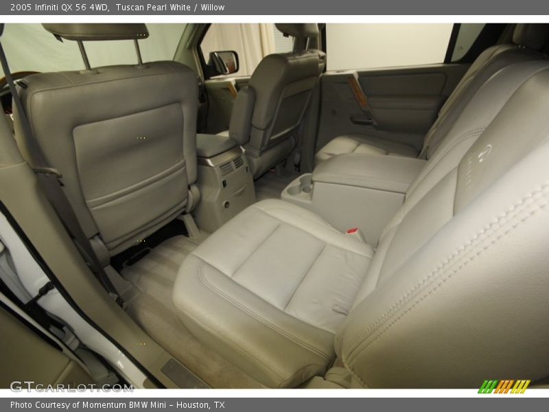 Tuscan Pearl White / Willow 2005 Infiniti QX 56 4WD