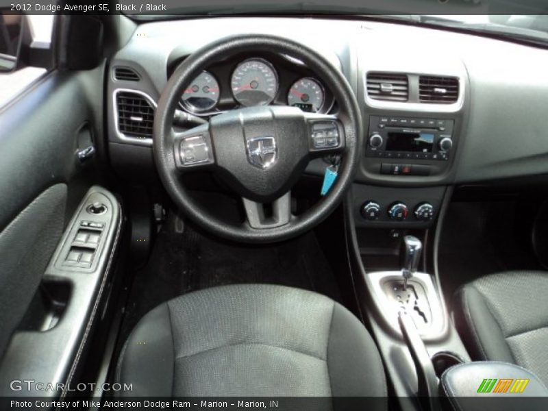 Black / Black 2012 Dodge Avenger SE