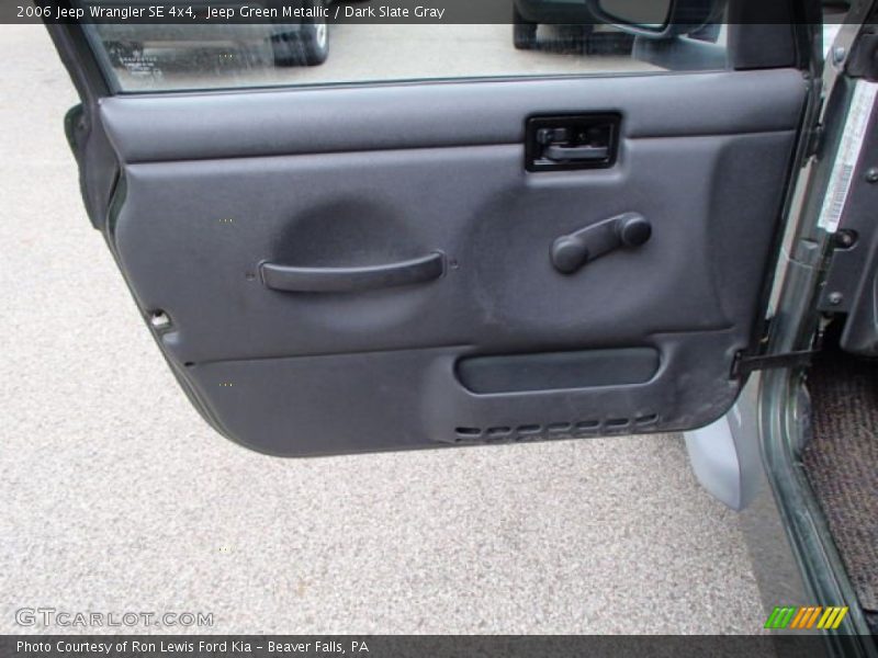 Jeep Green Metallic / Dark Slate Gray 2006 Jeep Wrangler SE 4x4