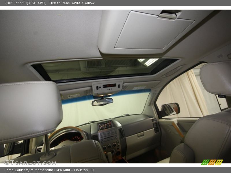 Tuscan Pearl White / Willow 2005 Infiniti QX 56 4WD
