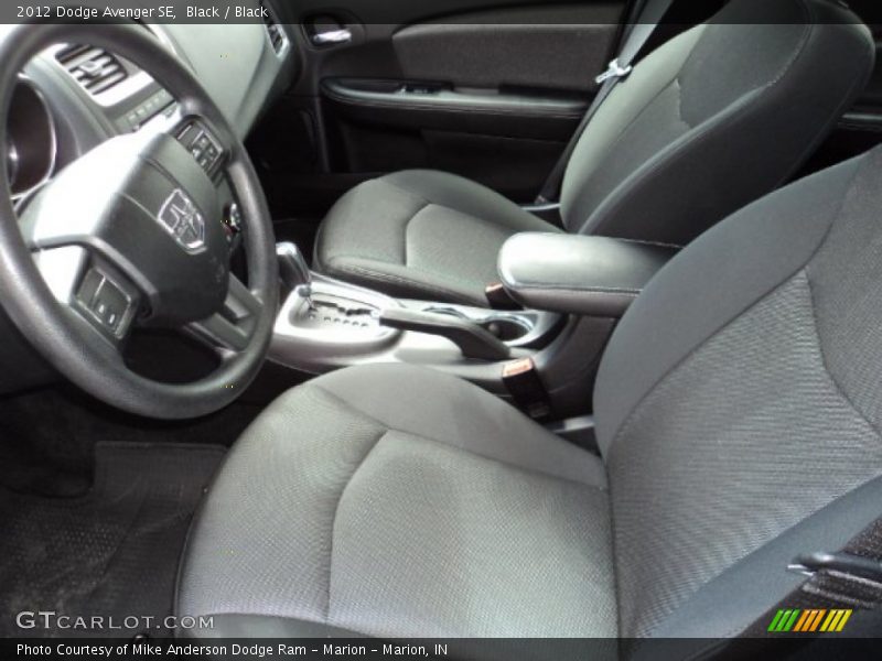 Black / Black 2012 Dodge Avenger SE