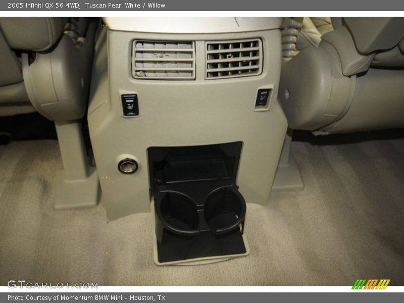 Tuscan Pearl White / Willow 2005 Infiniti QX 56 4WD
