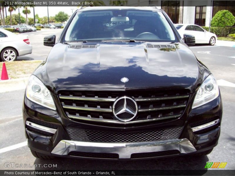 Black / Black 2012 Mercedes-Benz ML 350 4Matic