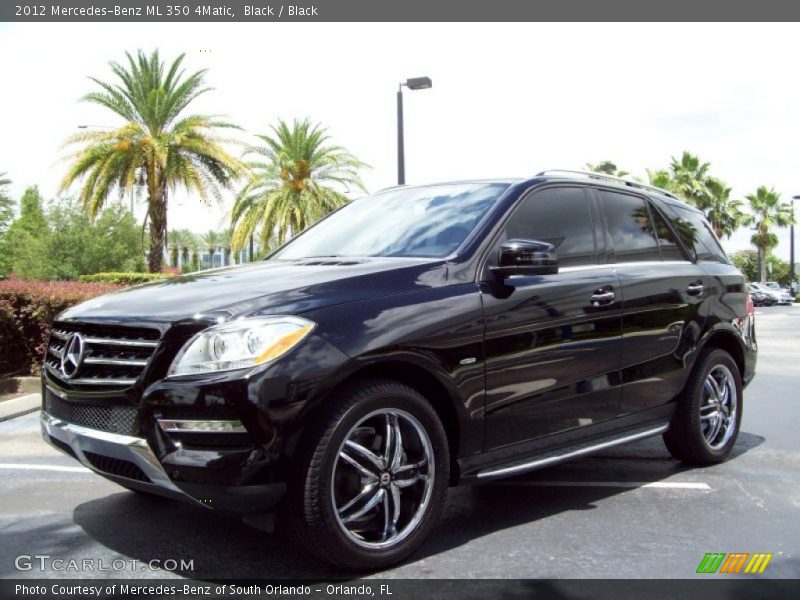Black / Black 2012 Mercedes-Benz ML 350 4Matic