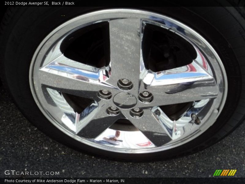 Black / Black 2012 Dodge Avenger SE