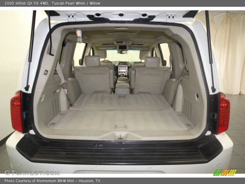Tuscan Pearl White / Willow 2005 Infiniti QX 56 4WD