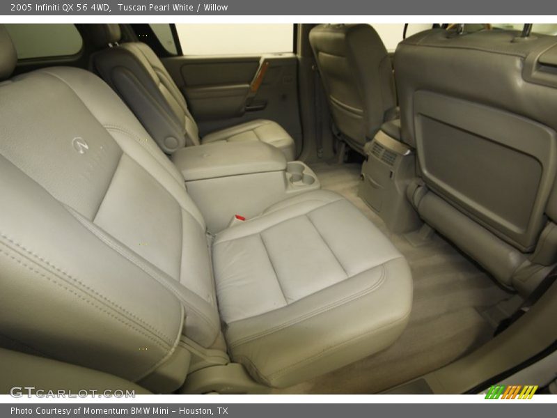 Tuscan Pearl White / Willow 2005 Infiniti QX 56 4WD