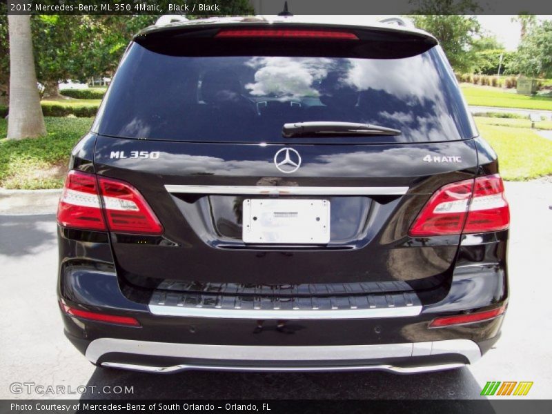 Black / Black 2012 Mercedes-Benz ML 350 4Matic