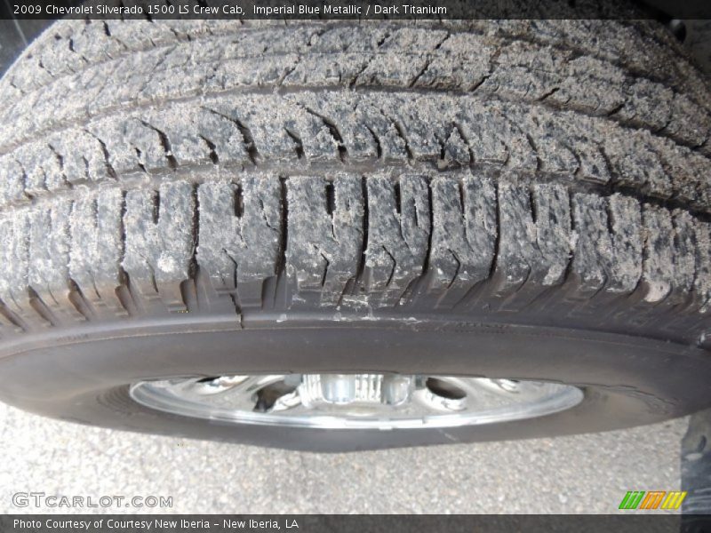 Imperial Blue Metallic / Dark Titanium 2009 Chevrolet Silverado 1500 LS Crew Cab