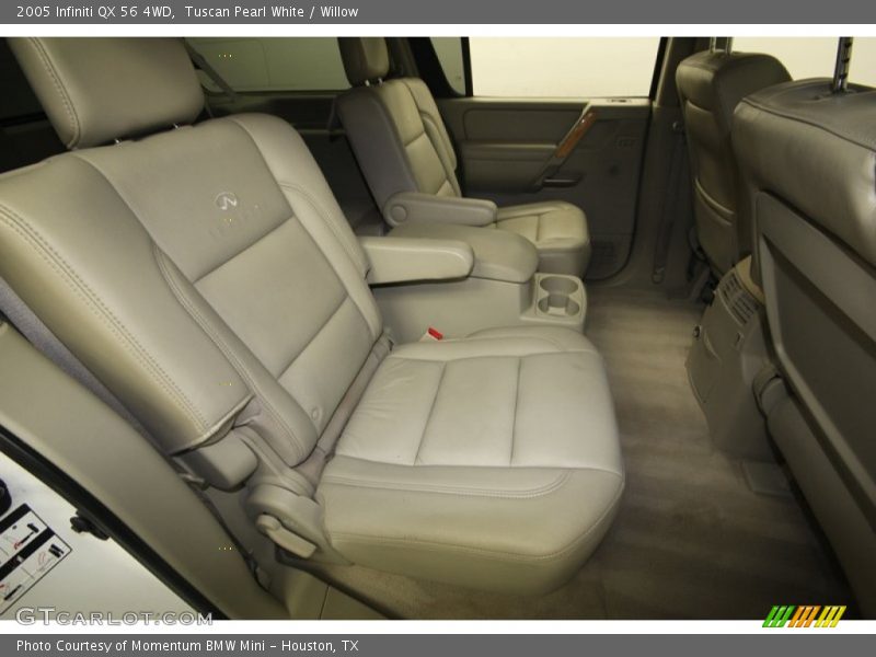 Tuscan Pearl White / Willow 2005 Infiniti QX 56 4WD