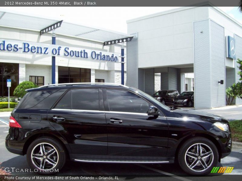 Black / Black 2012 Mercedes-Benz ML 350 4Matic