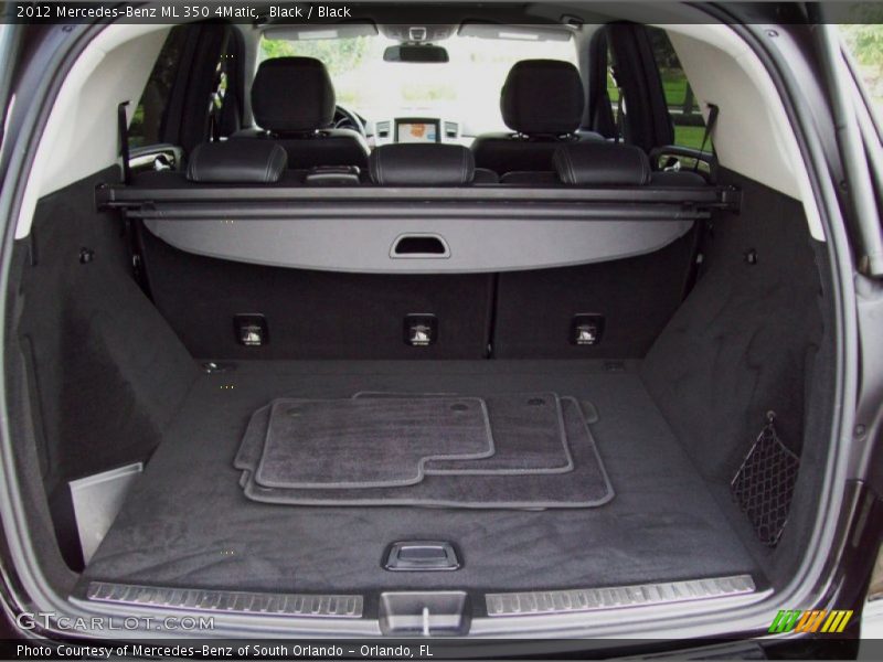 Black / Black 2012 Mercedes-Benz ML 350 4Matic