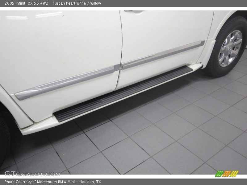 Tuscan Pearl White / Willow 2005 Infiniti QX 56 4WD