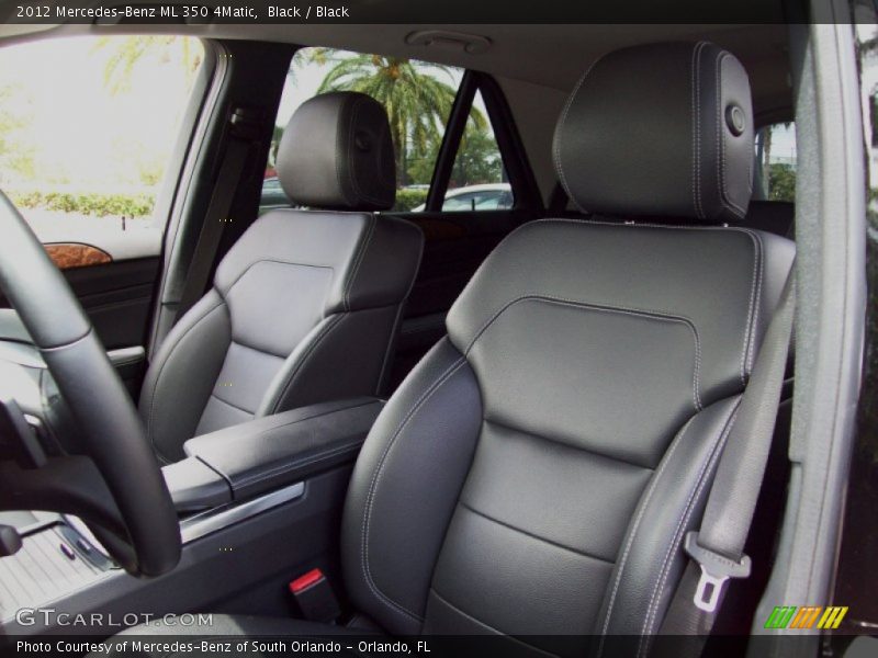 Black / Black 2012 Mercedes-Benz ML 350 4Matic