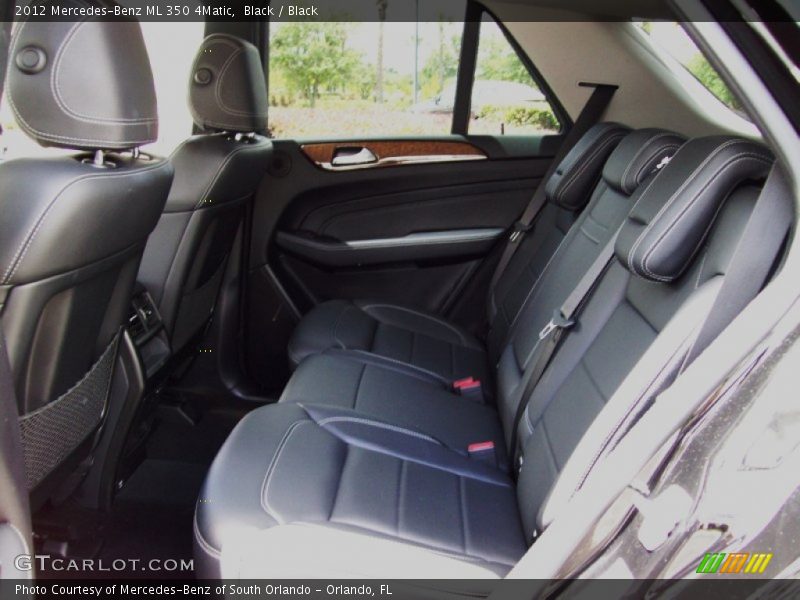Black / Black 2012 Mercedes-Benz ML 350 4Matic