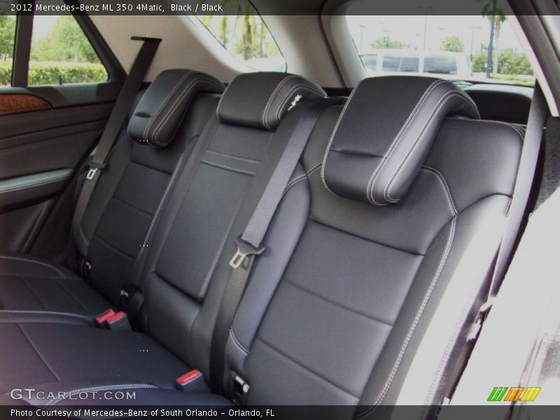 Black / Black 2012 Mercedes-Benz ML 350 4Matic