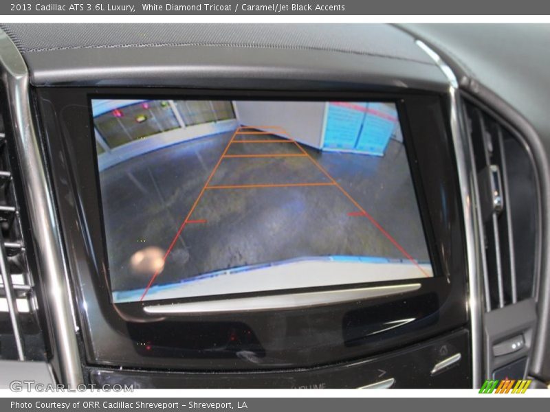 White Diamond Tricoat / Caramel/Jet Black Accents 2013 Cadillac ATS 3.6L Luxury