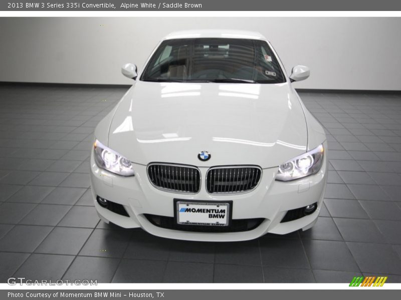 Alpine White / Saddle Brown 2013 BMW 3 Series 335i Convertible